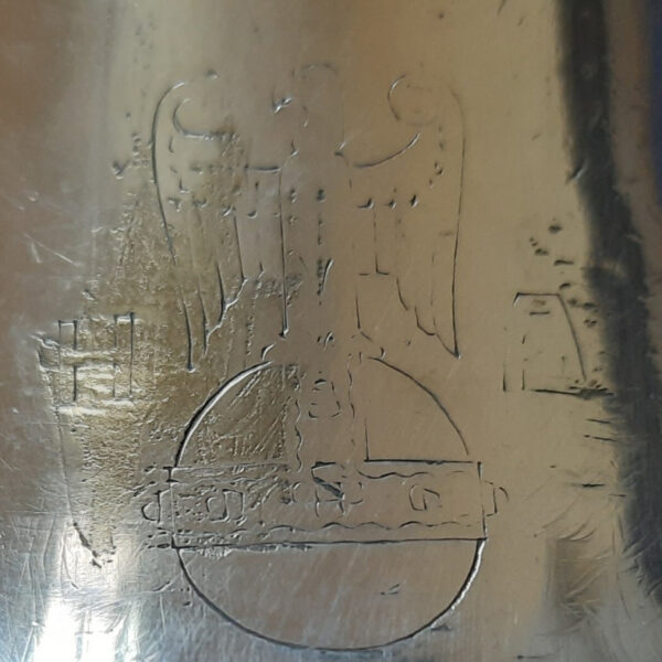 Jugendstil Kaffeekanne von 1907 - Christofle versilbert - Original aus dem Hotel ADLON, Berlin - Erstausstattung – Bild 9