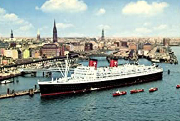2-teiliger StandChampagnerkühler ca. 1960 - versilbert - Werksentwurf WMF - Passagierdampfer HANSEATIC, Hamburg-Atlantik-Linie – Bild 15