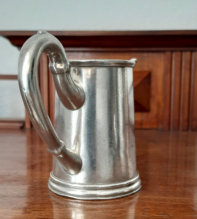Antikes Milchkännchen um 1915 versilbert Bohrmann Nachf. Frankfurt aus Schweizer GrandHotel – Bild 8