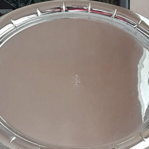 Großes Art Déco Tablett von 1928  versilbert  Berndorfer Metallwarenfabrik  aus legendärem Pariser Palasthotel