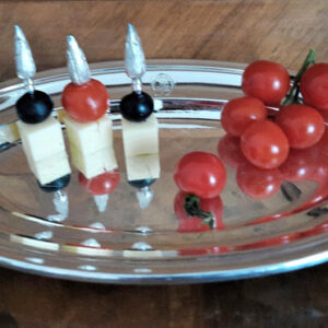 Kleine, ovale Servierplatte um 1900   versilbert  Koch & Bergfeld  Bordgeschirr der 1. Klasse des Norddeutschen Lloyd, Bremen