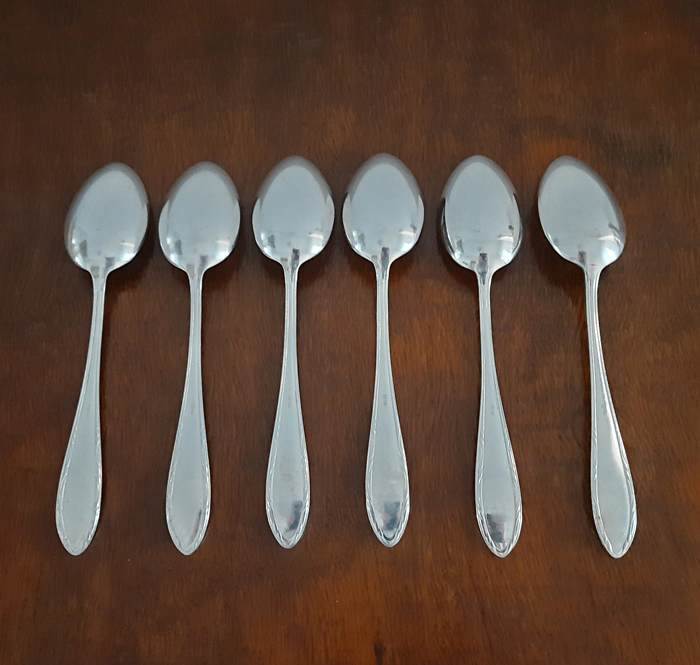 6 maritime Esslöffel von 1929 versilbert Koch & Bergfeld Passagierdampfer BREMEN, Norddeutscher Lloyd – Bild 7