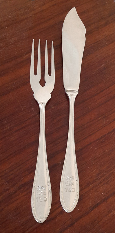 2-tlg. Fischbesteck von 1930 versilbert Koch & Bergfeld TS BREMEN Norddeutscher Lloyd – Bild 8