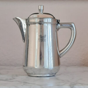 Maritimes Portions-Kaffeekännchen von 1959  versilbert, WMF  Provenienz: TS „BREMEN“, Norddeutscher Lloyd