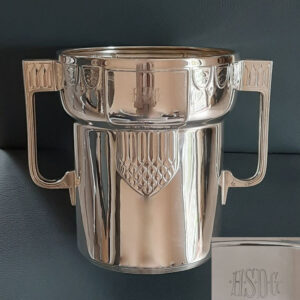 Art Déco Champagnerkühler 1920er Jahre  versilbert  WMF  Hamburg-Süd Reederei