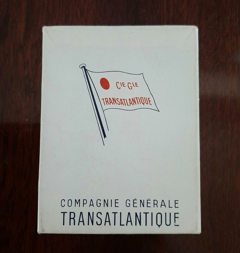 2 Vintage Kartenspiele Compagnie Générale Transatlantique (CGT) French Line 1960er Jahre – Bild 11