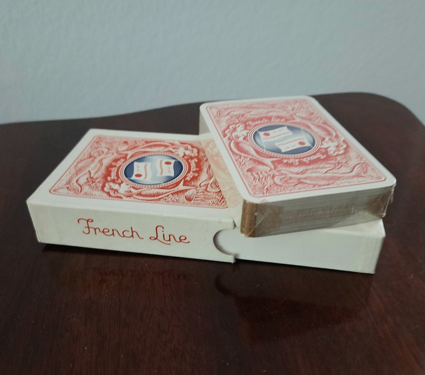 2 Vintage Kartenspiele Compagnie Générale Transatlantique (CGT) French Line 1960er Jahre – Bild 5