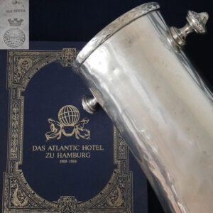 Historischer Weinkühler von 1909 aus der Erstausstattung des Hotel ATLANTIC, Hamburg, Krupp Berndorf